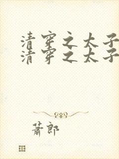 清穿之太子娇妃清穿之太子娇妃