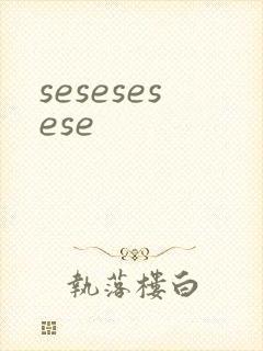 sesesesese封面
