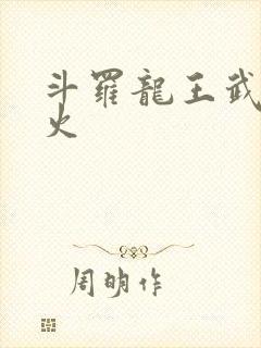 斗罗龙王武魂异火
