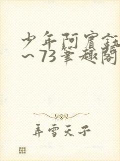 少年阿宾钰慧1～73笔趣阁
