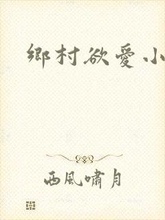 乡村欲爱小说