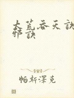 太荒吞天诀柳无邪诀