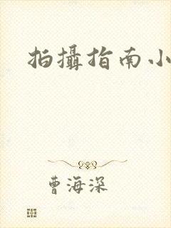 拍摄指南小说