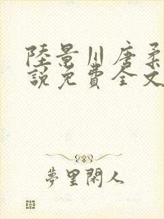 陆景川唐柔柔小说免费全文阅读