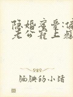 隐婚蜜爱:偏执老公宠上瘾正版