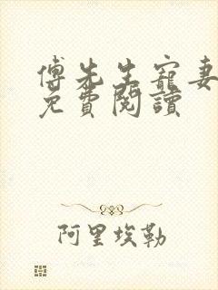 傅先生宠妻无度免费阅读