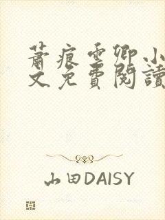 萧痕云卿小说全文免费阅读最新章节封面