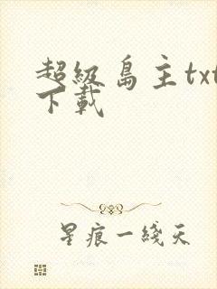 超级岛主txt下载封面