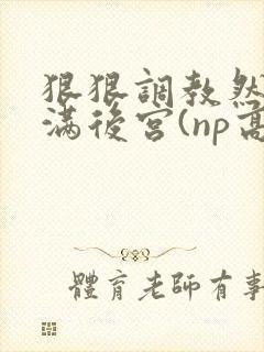 狠狠调教然后填满后宫(np高h)