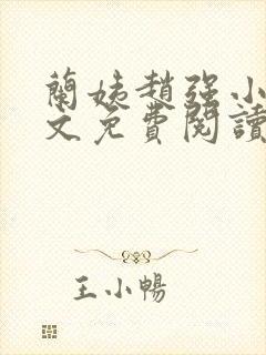 兰姨赵强小说全文免费阅读
