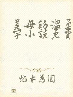 美母的温柔程浩宇小说免费阅读