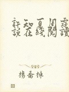 许知夏周霆峥小说在线阅读