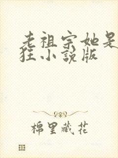 老祖宗她是真的狂小说版封面