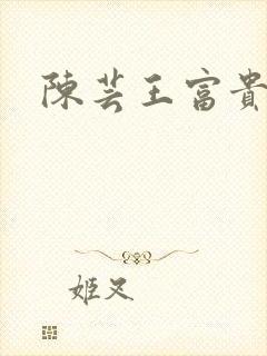 陈芸王富贵小说
