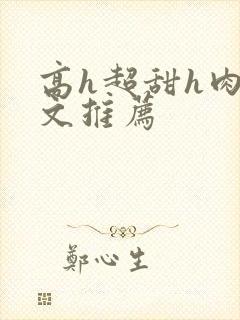 高h超甜h肉h文推荐