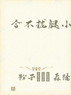 合不拢腿小说