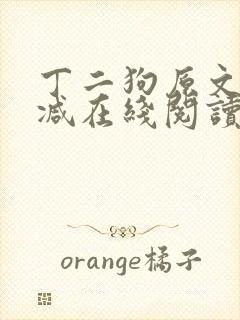 丁二狗原文无删减在线阅读