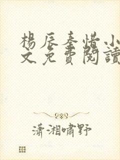 杨辰秦惜小说全文免费阅读笔趣阁