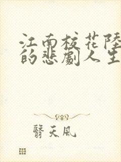 江南校花陆冰嫣的悲剧人生封面