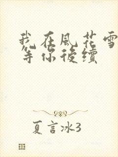 我在风花雪月里等你后续