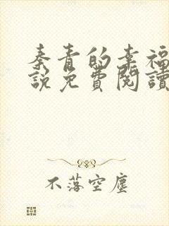 秦青的幸福的小说免费阅读无弹窗