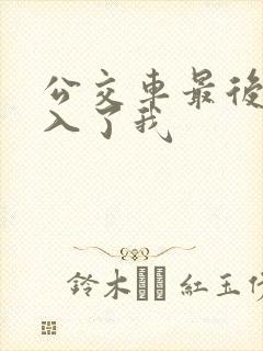 公交车最后一排入了我封面
