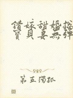 错嫁甜婚总裁的宝贝妻无弹窗