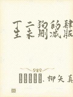 丁二狗的肆意人生未删减版小说