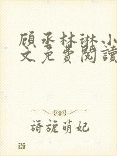 顾丞林琳小说全文免费阅读