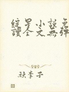绽星小说免费阅读全文无弹窗