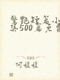 惊艳短篇小说合集500篇免费阅读小说封面