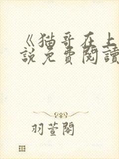 《猫哥在上》小说免费阅读