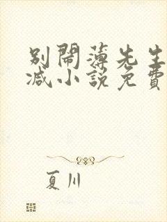 别闹薄先生无删减小说免费阅读