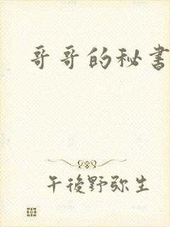 哥哥的秘书封面