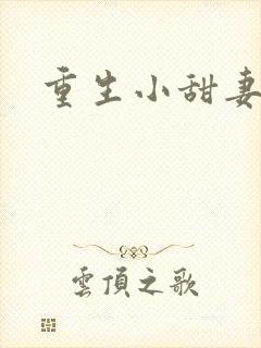 重生小甜妻封面