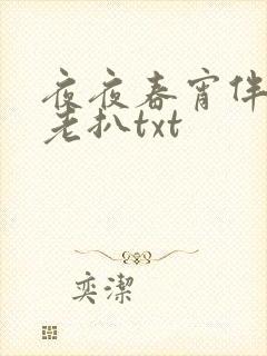夜夜春宵伴娇媳老扒txt