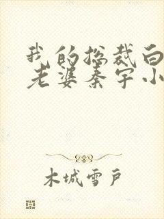 我的总裁白富美老婆秦宇小说免费收听封面