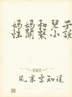 妈妈和儿子发生性关系小说封面