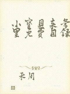 小宝贝来爹地怀里免费目录封面