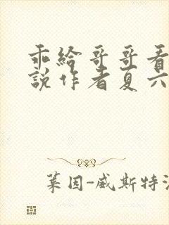 乖给哥哥看看小说作者夏六月全文阅读封面