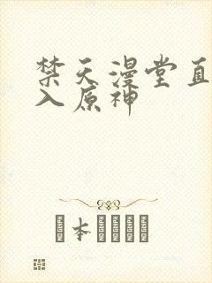 禁天漫堂直接进入原神