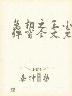 万相之王小说无弹窗全文免费阅读
