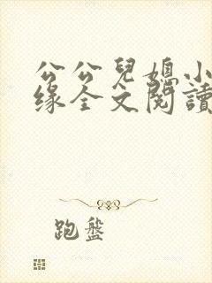 公公儿媳小说孽缘全文阅读