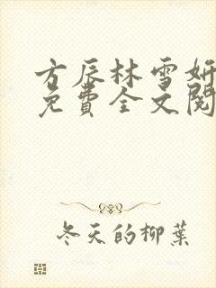 方辰林雪妍小说免费全文阅读