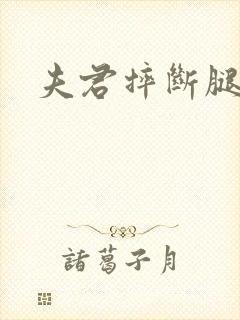 夫君摔断腿后