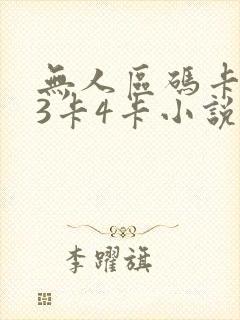 无人区码卡二卡3卡4卡小说