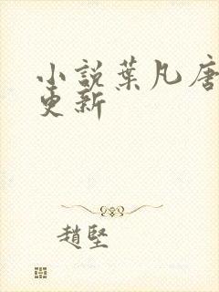 小说叶凡唐若雪更新封面