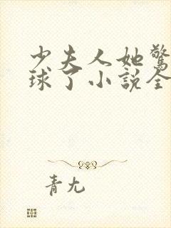 少夫人她惊艳全球了小说全文在线阅读