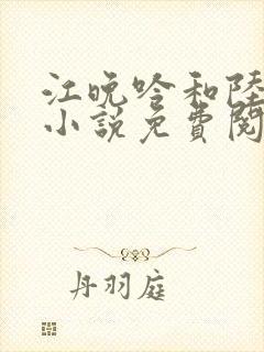 江晚吟和陆缙的小说免费阅读封面