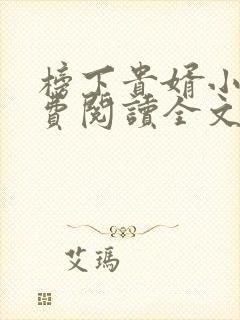 榜下贵婿小说免费阅读全文